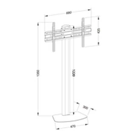 Supporto TV Techly ICA-TR27 55" 40 kg