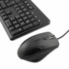 Tastiera e Mouse CoolBox COO-KTR-01U Nero Qwerty in Spagnolo QWERTY
