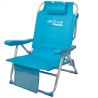 Sedia Pieghevole con Poggiatesta Aktive 49 x 80 x 58 cm Azzurro (2 Unità)