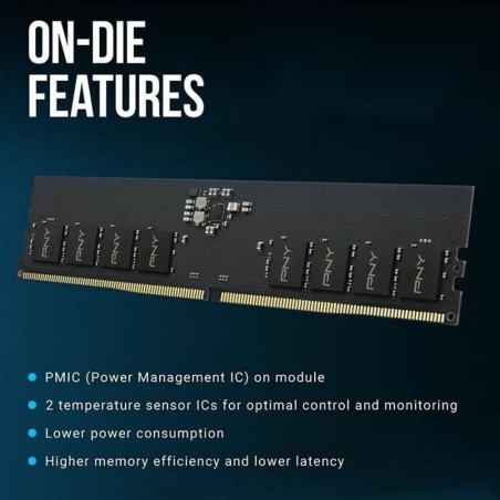 Memoria RAM PNY 16 GB DDR5 SDRAM DDR5 4800 MHz CL40