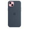 Custodia per Cellulare Apple MXQT3ZM/A Blu Marino Apple iPhone 15 Plus