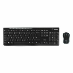Tastiera e Mouse Wireless Logitech 920-004513 Nero Qwerty in Spagnolo QWERTY