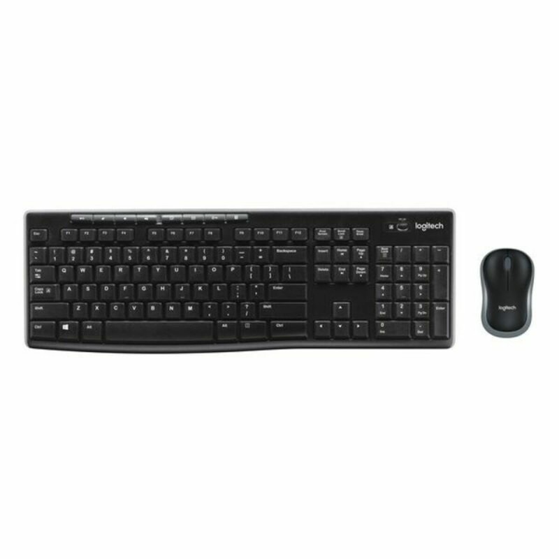 Tastiera e Mouse Wireless Logitech 920-004513 Nero Qwerty in Spagnolo QWERTY