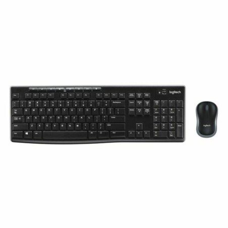 Tastiera e Mouse Wireless Logitech 920-004513 Nero Qwerty in Spagnolo QWERTY