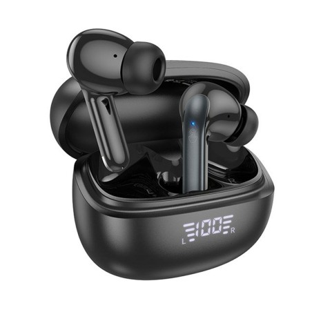 Auricolari Wireless con Custodia di Ricarica Hoco EQ5 Energy Nero