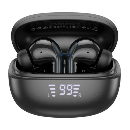 Auricolari Wireless con Custodia di Ricarica Hoco EQ5 Energy Nero