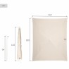 Ombrellone Aktive 180 x 220 x 145 cm Grigio scuro