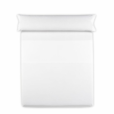 Lenzuolo Superiore Hosteline Mixcolors Bianco Piazza e mezza