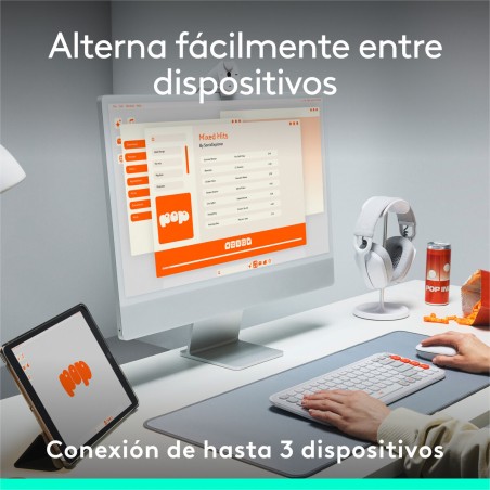 Tastiera Logitech 920-013069 Bianco
