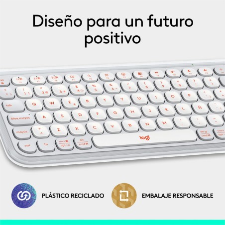 Tastiera Logitech 920-013069 Bianco