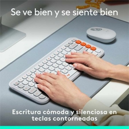 Tastiera Logitech 920-013069 Bianco