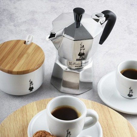 Caffettiera Italiana Bialetti Moka Express Alluminio 60 ml 1 Tazza