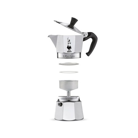 Caffettiera Italiana Bialetti Moka Express Alluminio 60 ml 1 Tazza