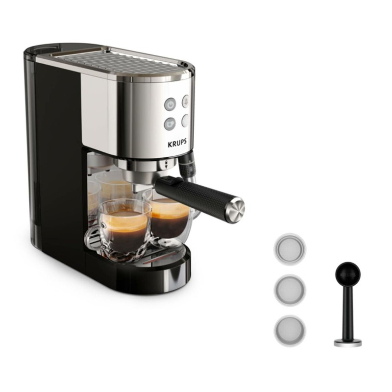 Caffettiera Express a Leva Krups XP440C 1350 W Acciaio Caffettiera Express a Leva Krups XP440C 1350 W Acciaio