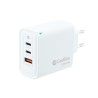 Caricabatterie da Parete CoolBox COO-CUP-65CCA Bianco 65 W