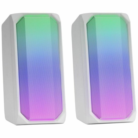 Altoparlante Bluetooth Portatile Mars Gaming MSRGBW Bianco 15 W 4 W