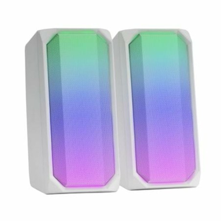 Altoparlante Bluetooth Portatile Mars Gaming MSRGBW Bianco 15 W 4 W