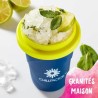 Bicchiere per Fare Gelati e Granite con Ricette Bandai Chillfactor Granita Mug Rose Plastica