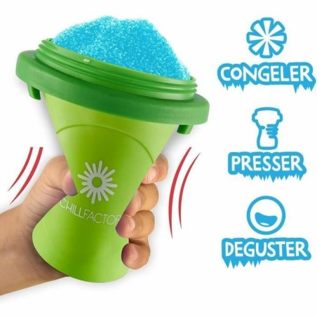 Bicchiere per Fare Gelati e Granite con Ricette Bandai Chillfactor Granita Mug Rose Plastica
