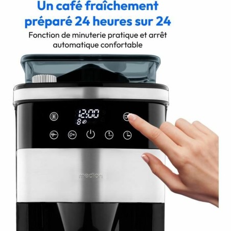 Caffettiera Americana Medion 1000 W Argentato 1 L