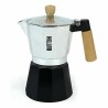 Caffettiera Italiana Quttin Legno Alluminio 9 Tazze (6 Unità)