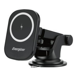 Supporto Caricabatterie Senza Fili per Auto Energizer ECA007 Nero