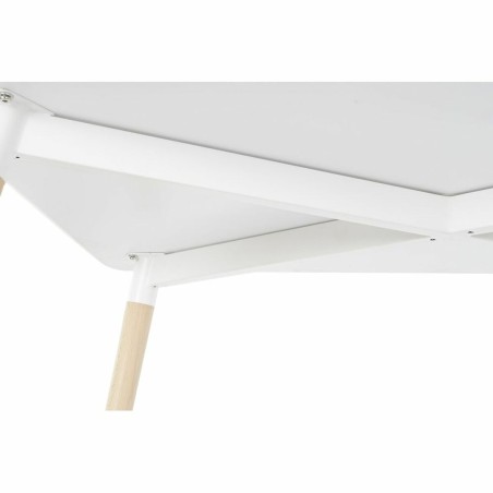 Tavolo da Pranzo DKD Home Decor Bianco Betulla Legno MDF 120 x 80 x 74 cm