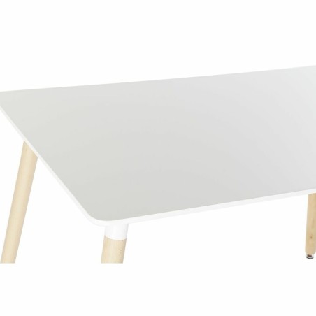 Tavolo da Pranzo DKD Home Decor Bianco Betulla Legno MDF 120 x 80 x 74 cm