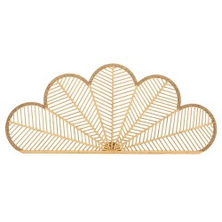 Testiera del Letto Home ESPRIT Marrone 190 X 2,5 X 81 CM