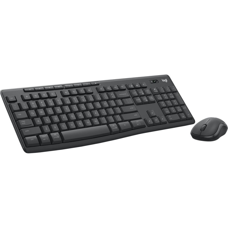 Tastiera e Mouse Logitech MK370 Grigio Grafite Qwerty in Spagnolo Tastiera e Mouse Logitech MK370 Grigio Grafite Qwerty in Spagnolo