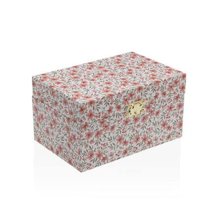 Scatola-Portagioie Versa Legno Legno MDF 12 x 10 x 18 cm Fiori