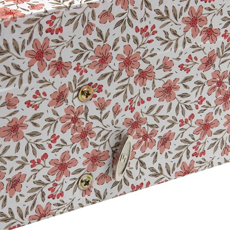 Scatola-Portagioie Versa Legno Legno MDF 12 x 10 x 18 cm Fiori