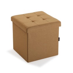 Cassapanca Smontabile Versa Senape Legno MDF 38 x 37,5 x 38 cm