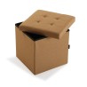 Cassapanca Smontabile Versa Senape Legno MDF 38 x 37,5 x 38 cm