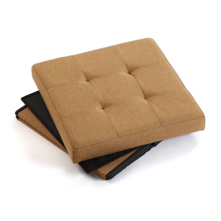 Cassapanca Smontabile Versa Senape Legno MDF 38 x 37,5 x 38 cm