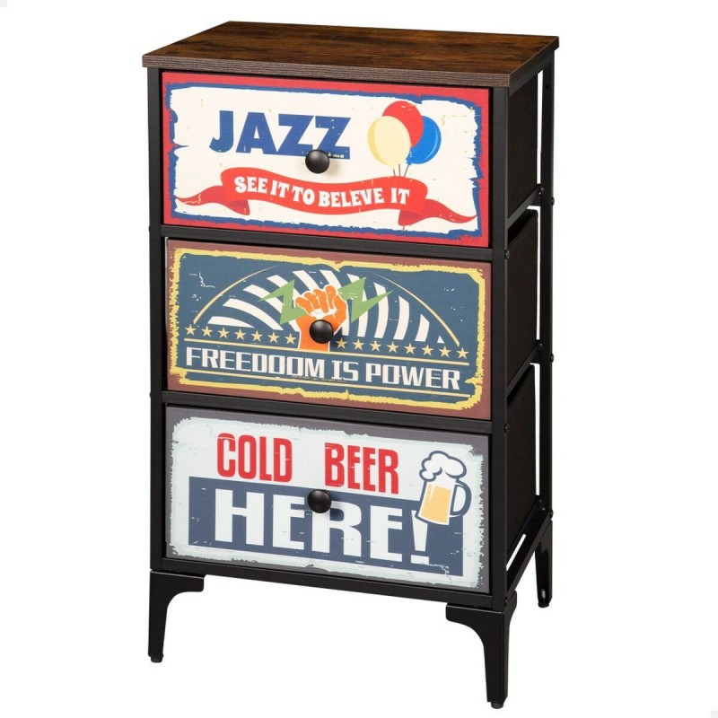 Cassettiera Max Home Vintage 45 x 77 x 30 cm Cassettiera Max Home Vintage 45 x 77 x 30 cm