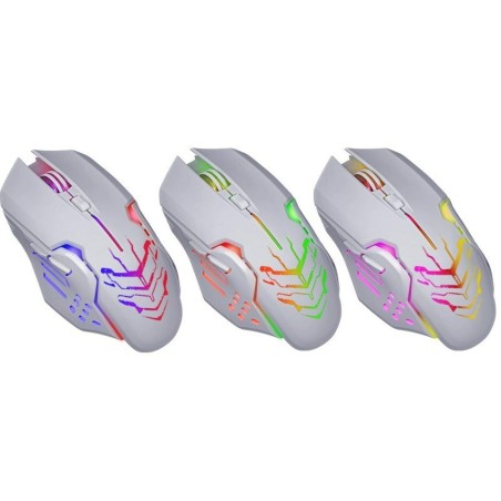 Mouse Gaming Defender 52512 Bianco 3200 DPI