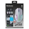 Mouse Gaming Defender 52512 Bianco 3200 DPI