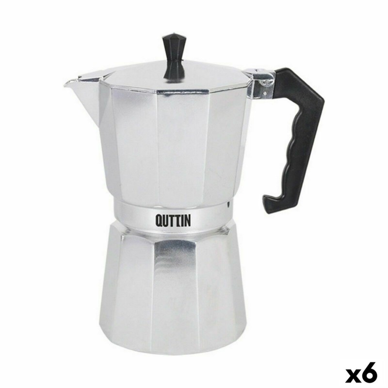 Caffettiera Italiana Quttin Alluminio 9 Tazze (6 Unità) Caffettiera Italiana Quttin Alluminio 9 Tazze (6 Unità)