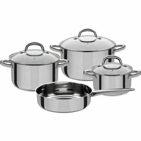 Batteria da Cucina GSW Acciaio 4 Pezzi (7 Unità)
