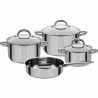 Batteria da Cucina GSW Acciaio 4 Pezzi (7 Unità)