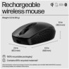 Mouse senza Fili HP 8F1Y4AA Nero 4000 dpi