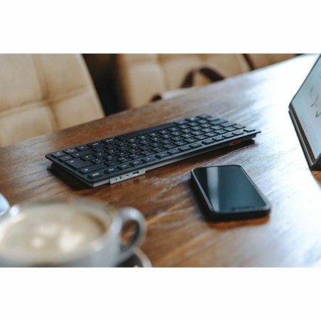 Tastiera Cherry KW 9200 MINI Qwerty in Spagnolo Nero