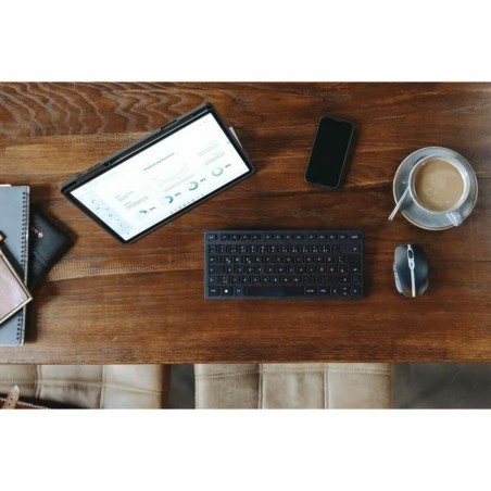 Tastiera Cherry KW 9200 MINI Qwerty in Spagnolo Nero