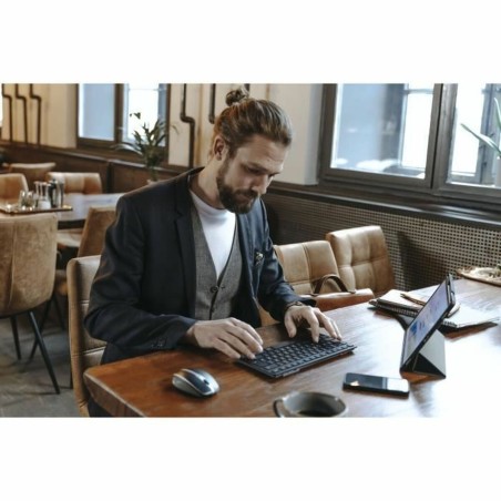 Tastiera Cherry KW 9200 MINI Qwerty in Spagnolo Nero