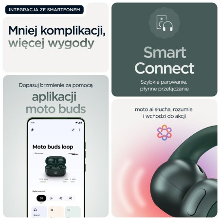 Auricolari Bluetooth Motorola PG38C07165 Verde