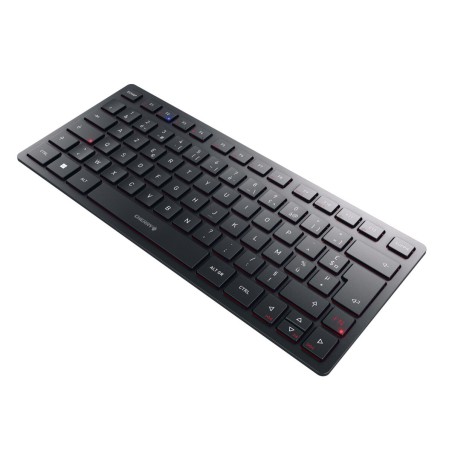 Tastiera Cherry KW 9200 MINI Qwerty in Spagnolo Nero