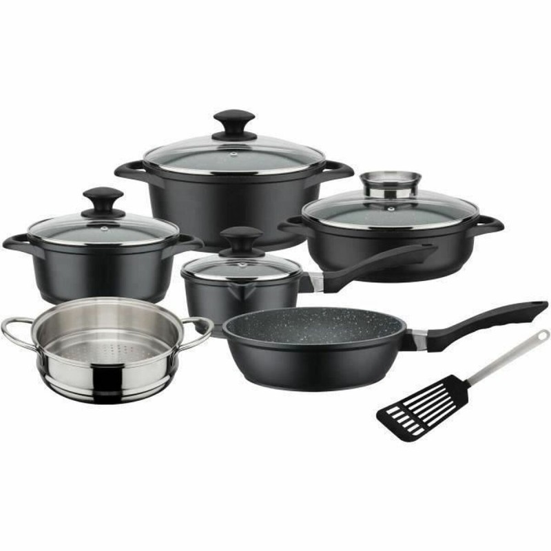 Batteria da Cucina GSW Nero noir 10 Pezzi Batteria da Cucina GSW Nero noir 10 Pezzi