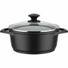 Batteria da Cucina GSW Nero noir 10 Pezzi