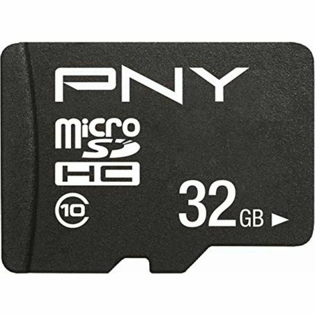 Scheda Di Memoria Micro SD con Adattatore PNY Performance Plus Performance Plus C10 32 GB